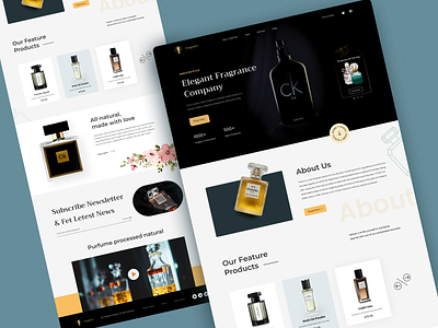 Perfume Ecommerce Website Design
