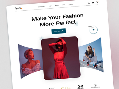 Spook. Fashion Landing Page