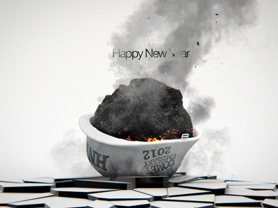 HNY.2k12 2012 comet emissary happy new year