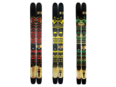 4FRNT Skis 16/17 Kye series. graphic design graphics haida screen print screen printing ski ski graphics skiing