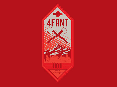 Hoji Badge badge graphic design salt lake city ski graphics skiing