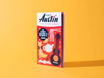 Visit Austin Guide asian food design illustration photography typography