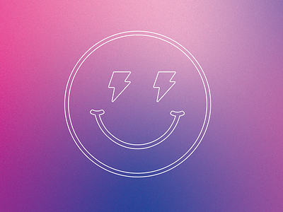 Electric Feelgood Smile branding design logo smiley