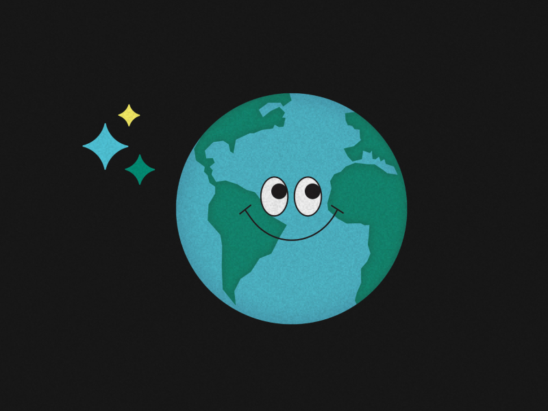 Earth Illustration by Reagan M. Hicks on Dribbble