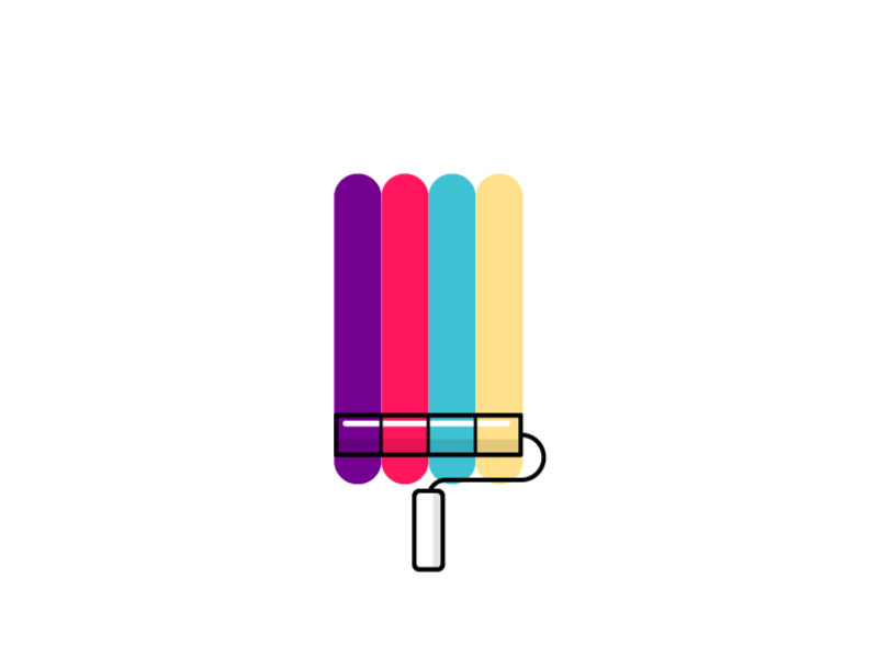 Paint Roller by Tim Hykes on Dribbble