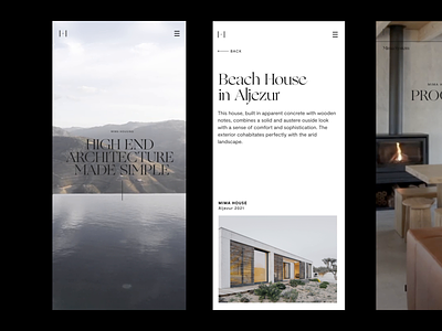 Rebrand and Website for MIMA Housing architect architecture branding design graphic design house typography ui web