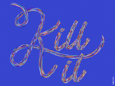 Kill It good type graphic design handmade font kill it lettering type typography typography vector vector