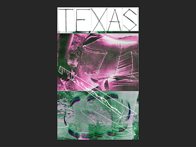 Texas by KambaRock branding illustration poster poster design typography
