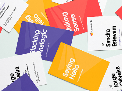 ActiveMedia Business Card branding