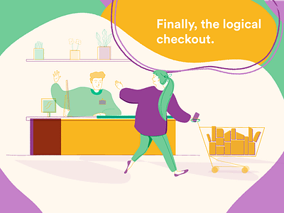 Seamless Self Checkout 2018 activemedia illustration