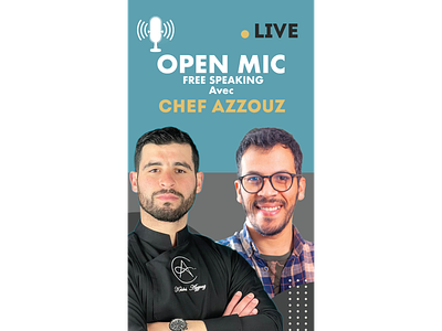 LIVE: OPEN MIC 3d animation awesome branding design for brother graphic design illustration logo motion graphics ui ux vector
