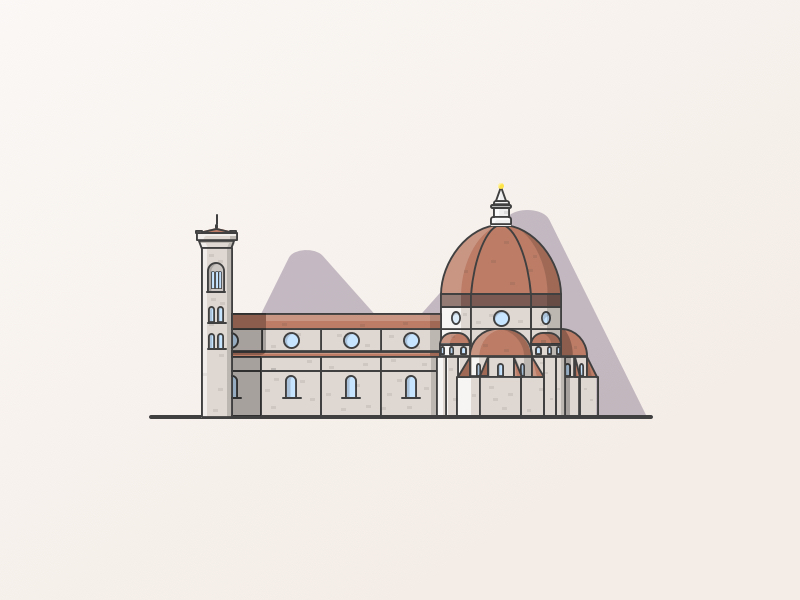 Cathédrale Santa Maria del Fiore by valentinbourreau on Dribbble