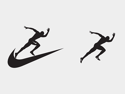 Nike Track & Field/Running Logos design graphic design illustrator cc logo nike nike running nike track track and field