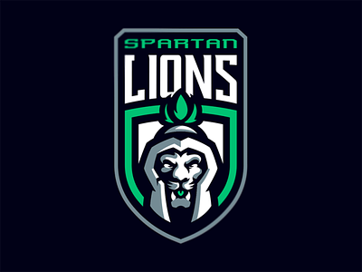 Spartan Lions 2d logos 3d animation app branding business custom logo design gaming graphic design illustration logo motion graphics trending ui