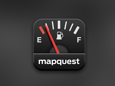 MapQuest Gas app icon icon illustration ios