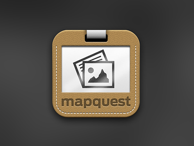 MapQuest Travel app icon icon illustration ios map