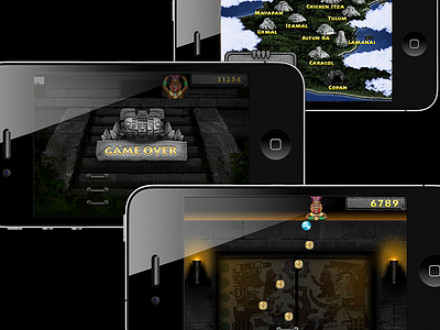 Mayan Madness for iOS games interaction design ios ui ux