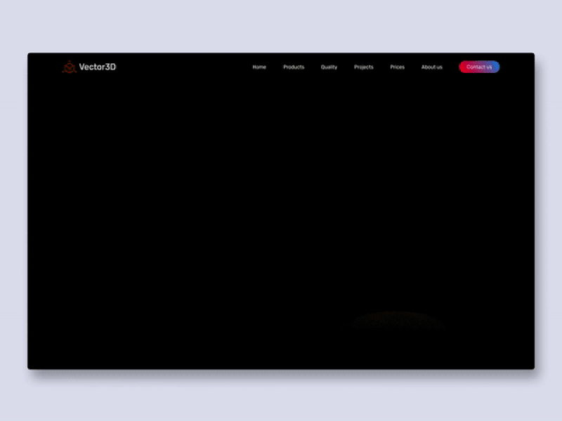 Dark Homepage on LiDAR company
