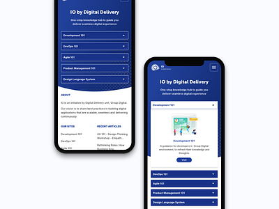 Knowledge Hub Mobile UI