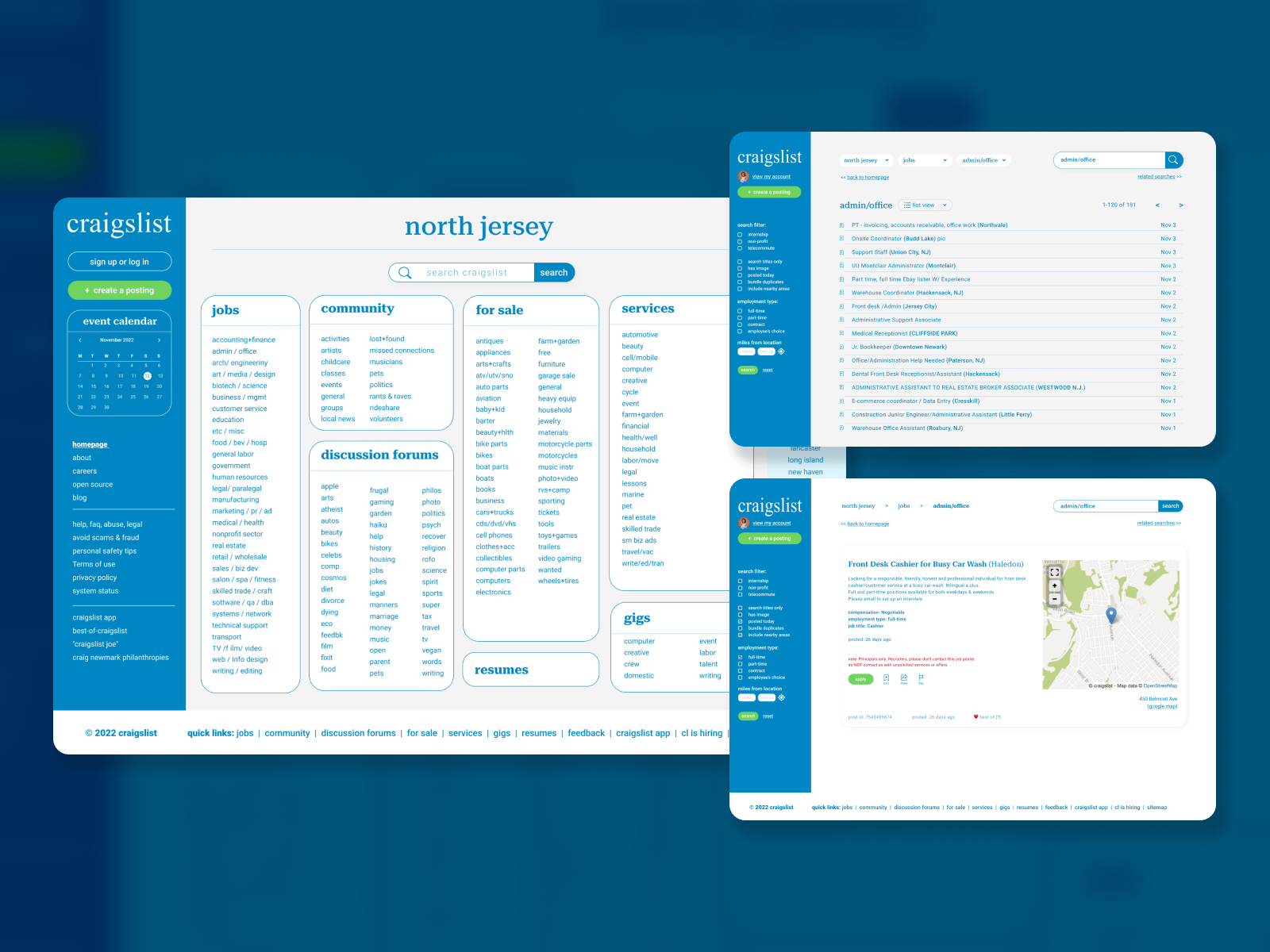 Craigslist Redesign by Abieyuwa Adeseiye on Dribbble