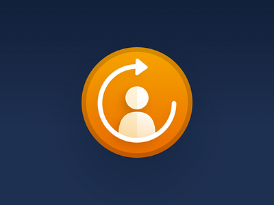 Follow up with Me — Icon icon logo