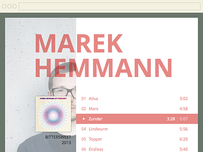 Marek Hemmann @x2 artist music play