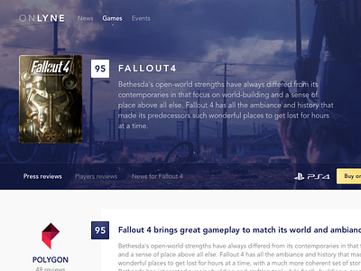 Onlyne — Press reviews for video games fallout press reviews videogames