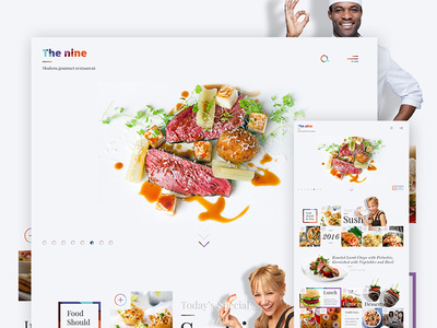 The Nine - Website Concept