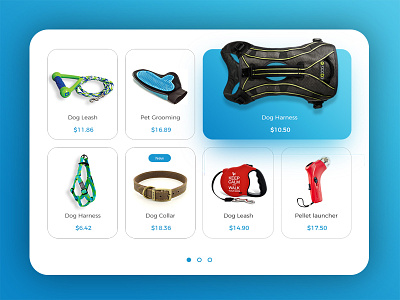 Product UI Card - Pet Store E-Commerce 2 card design dog ecommerce pet pet store product template ui ux web