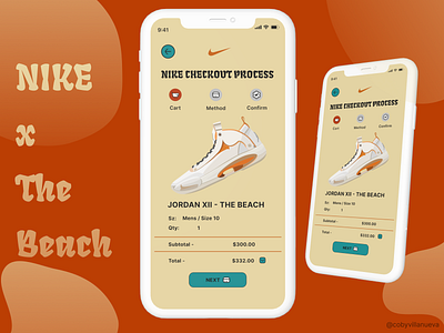 #DailyUIChallenge 002 - Nike Checkout Process Concept