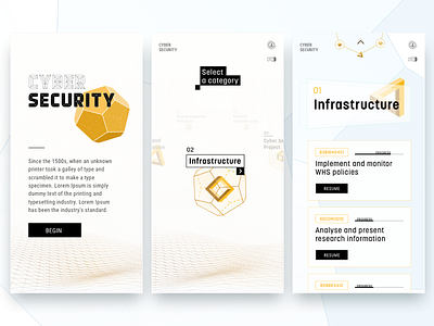 Cyber Security Mobile digital learning learning experiences ui ux visual design