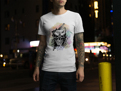 Rainbow Skull Men's Fashion