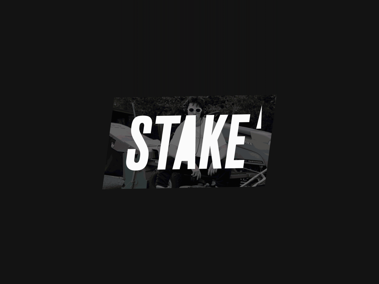 Stake Logo Animation animation app asx branding design logo stake trading wall st welcome