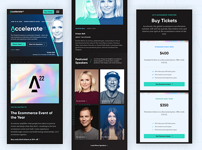 Pattern- Accelerate Summit '22 Landing Page (mobile) design event ui ux web webdesign