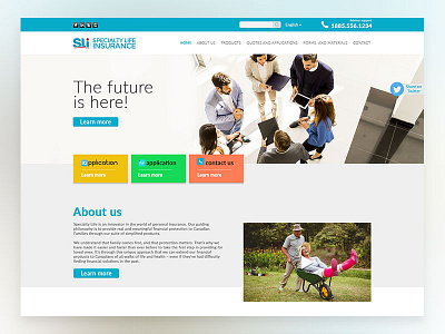 Specialty Life Insurance Ui And Ux Design