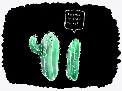 Ha Ha Very Punny No. 1 - Cactus