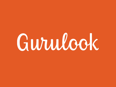 Gurulook lettering logo
