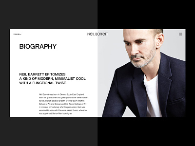 Neil Barrett fashion website web