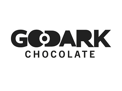 Godark Chocolate Logo branding icon design iconography logo typography vector