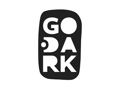 Godark Chocolate Logo — Vertical