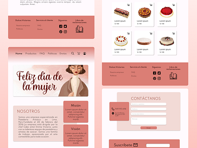 Cake Shop Web Design