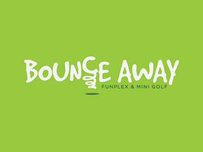 Bounce Away Identity away bounce green hop identity jump logo mark spring trampoline