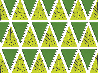 Tree Pattern green illustration lime pattern stroke texture tree trees