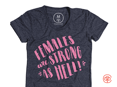 #Unbreakable cotton bureau females are strong as hell lettering netflix tee type unbreakable kimmy schmidt