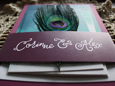 Peacock Wedding Invitations