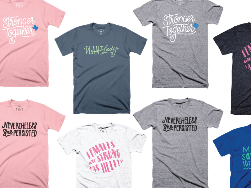 ALL THE TEES by Krystal Keller on Dribbble