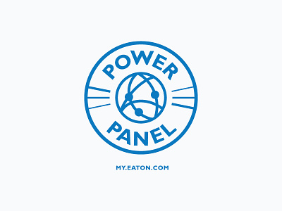 Power Panel Bug blue bug connected eaton identity mark round seal