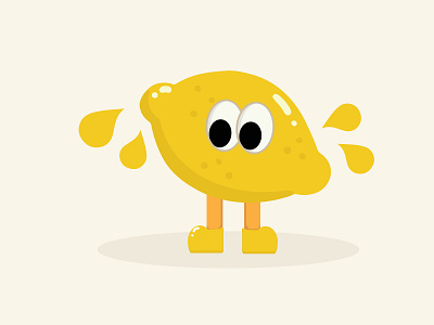 Lil' Lemon Friend cartoon character cute design food friend fruit graphic design illustration illustrator lemon procreate sour