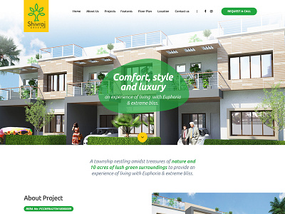 Shivraj Greens design ui ux web website