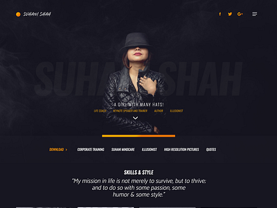 Suhani Shah – The Mentalist design ui ux web website